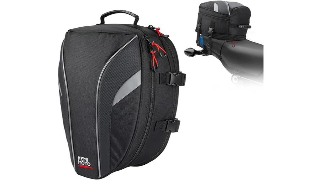 kemimoto grom motorcycle tail bag