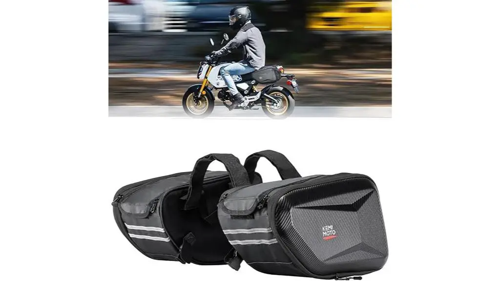 kemimoto grom saddlebags 30l