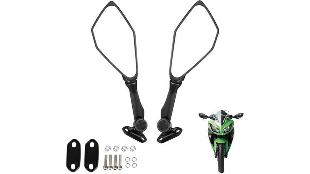 kemimoto ninja 300 400 mirrors