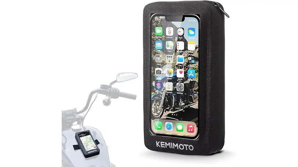 kemimoto waterproof touch screen bag