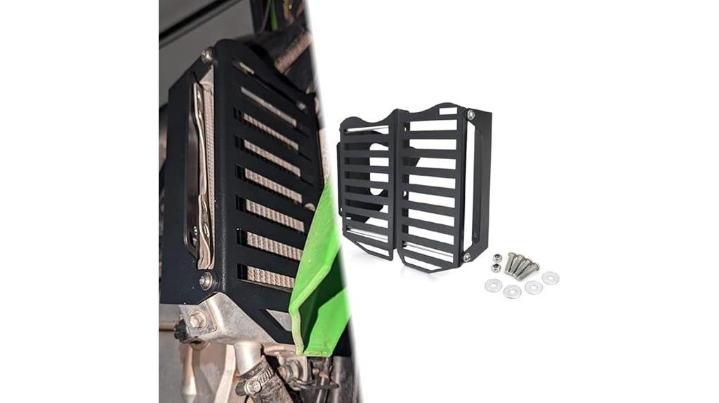 klx250 aluminum radiator guards