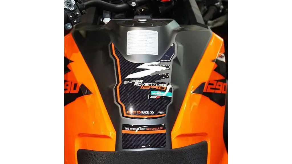 ktm 1290 tank pad sticker