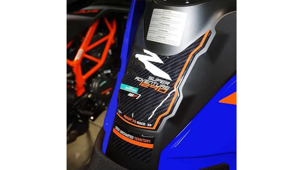 ktm 1290 tank pad sticker