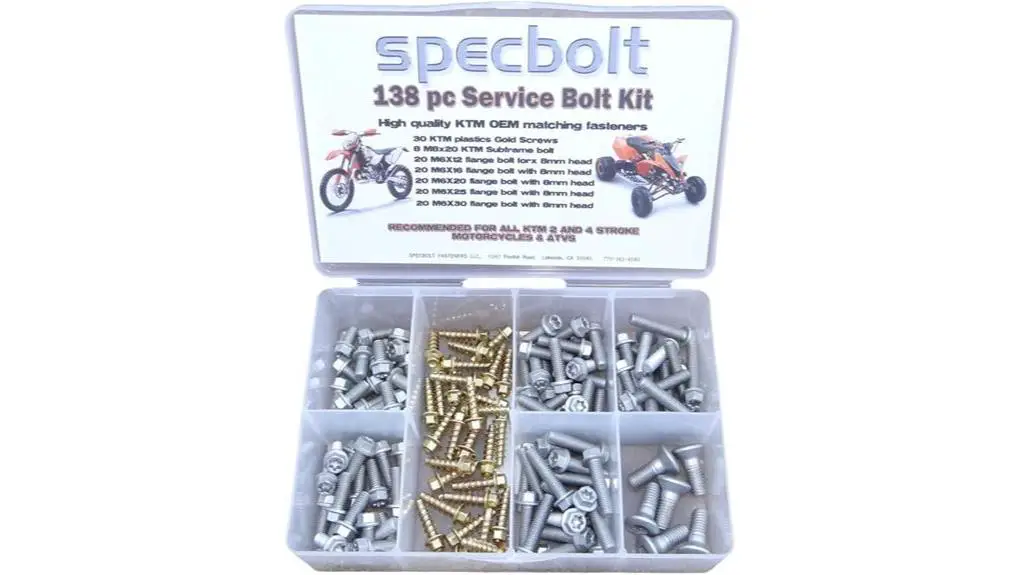 ktm bolt maintenance kit