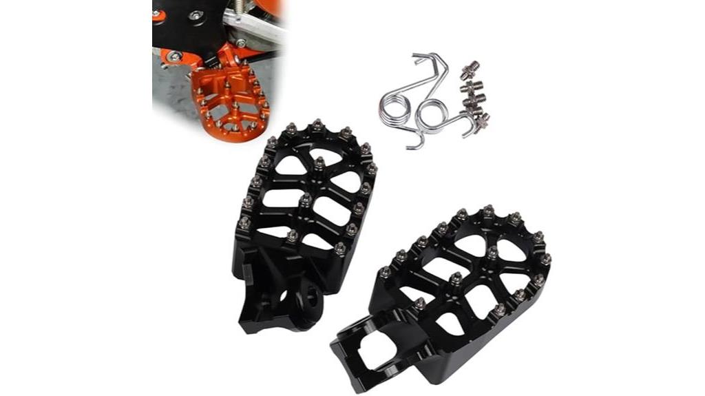 ktm husqvarna dirt bike footpegs