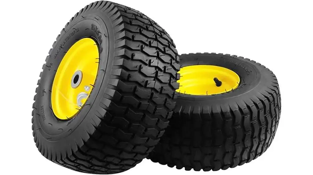 lawn mower tire set