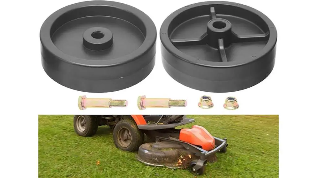 lawn tractor gauge wheel set