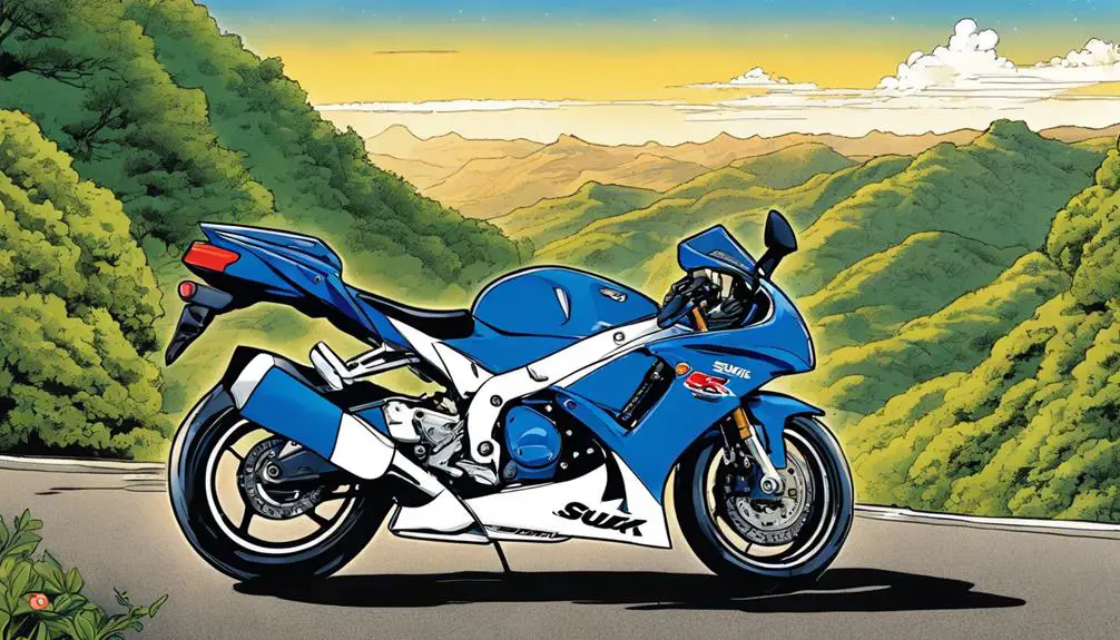 legendary suzuki gsx r750 motorcycle