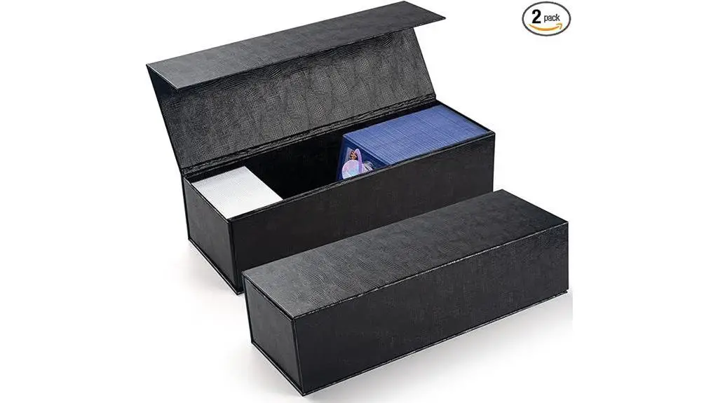 magnetic lid card storage