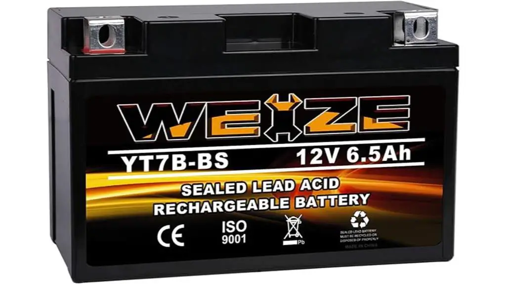 maintenance free motorcycle battery