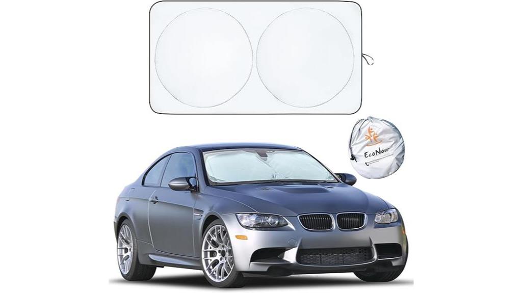 medium car windshield shade