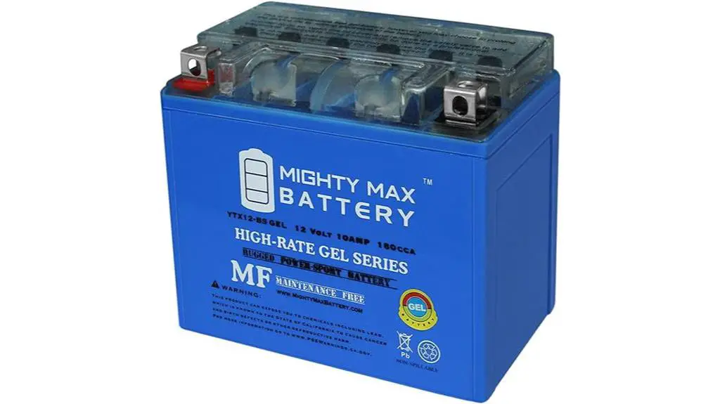 mighty max 12v gel battery