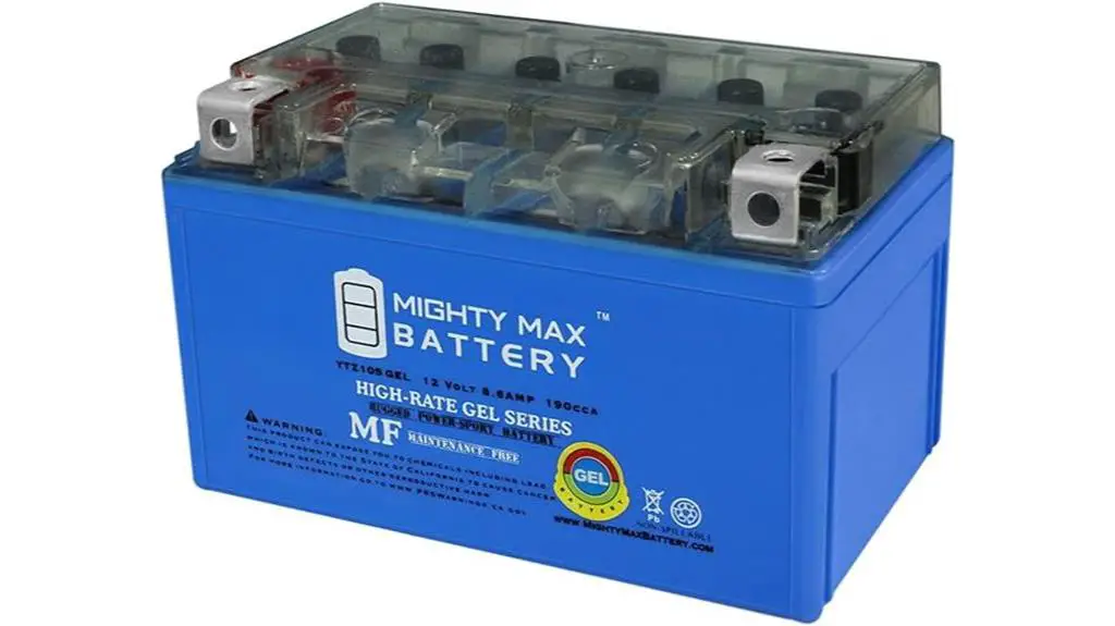 mighty max 12v gel battery