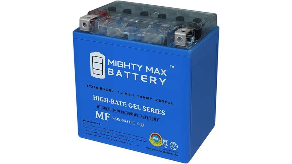 mighty max gel battery