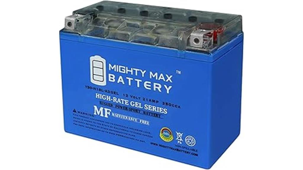 mighty max gel battery