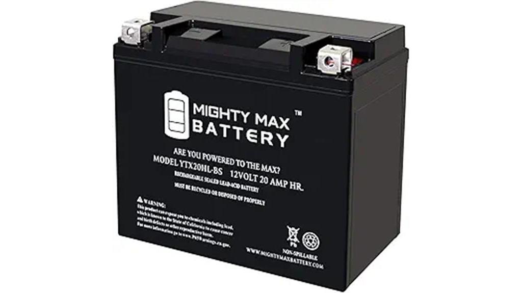 mighty max ytx20hl bs battery