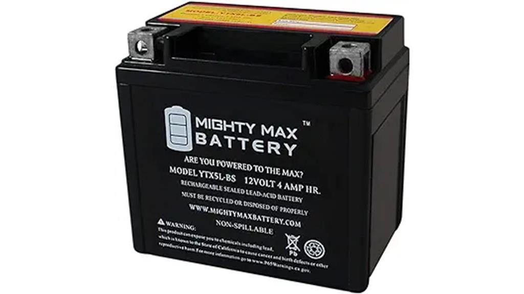 mighty max ytx5l bs battery