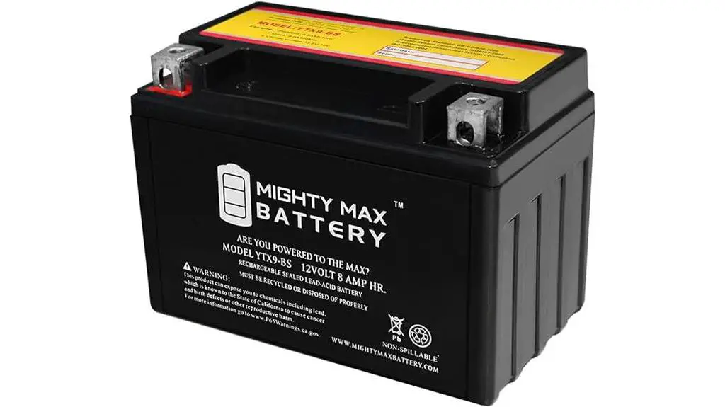 mighty max ytx9 bs battery