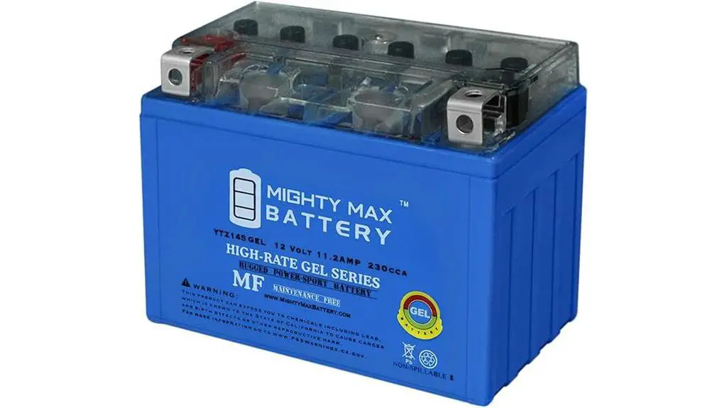 mighty max ytz14s gel battery