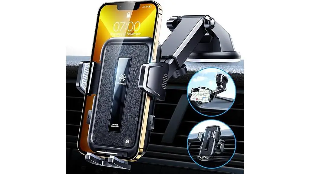 military grade car phone holder