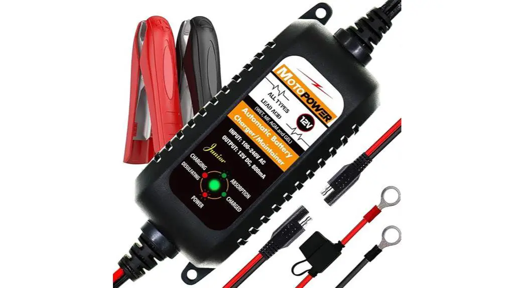 motopower 12v battery charger