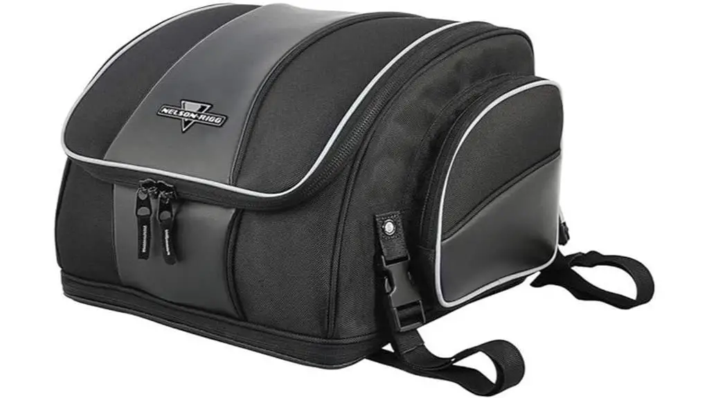 motorcycle backrest rack bag