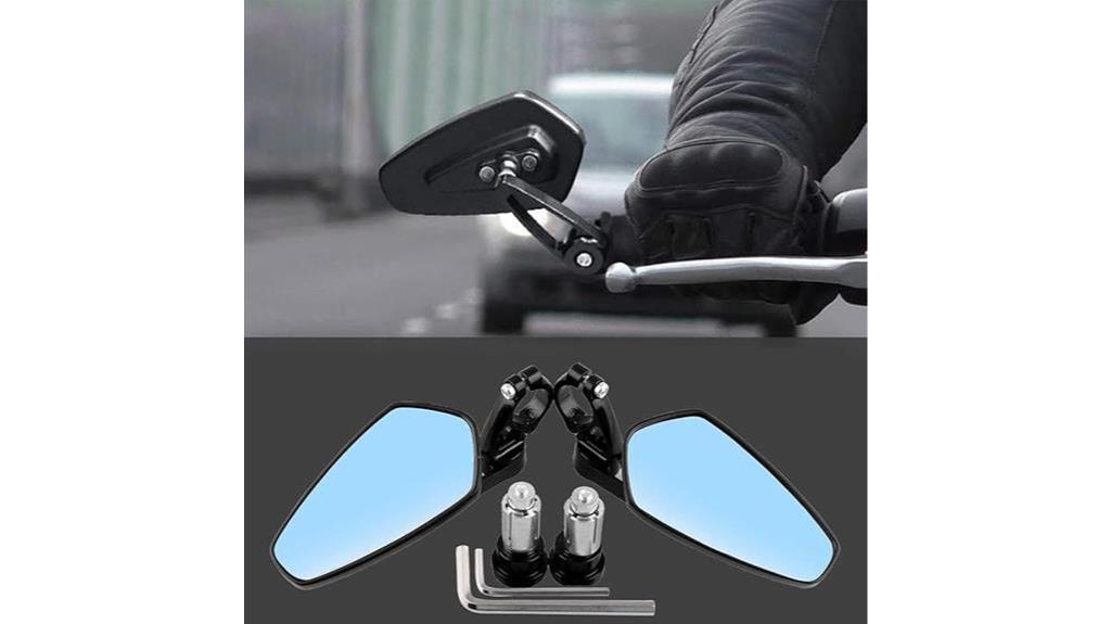 motorcycle bar end mirrors