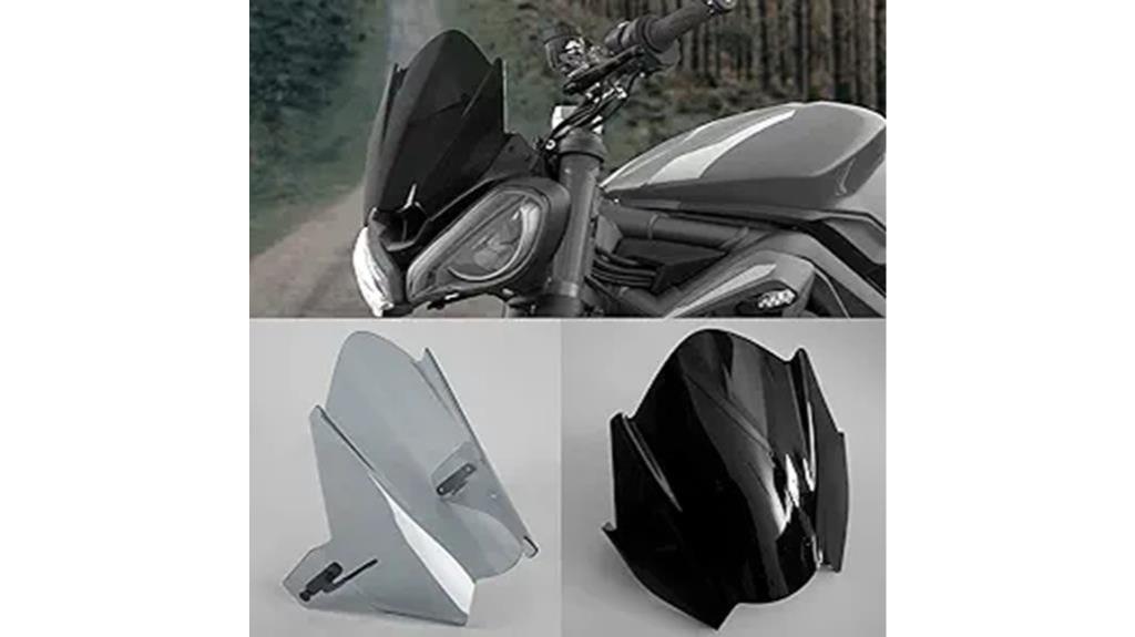 motorcycle flyscreen for triumph