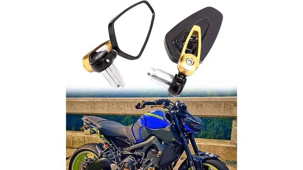 motorcycle handlebar end mirrors