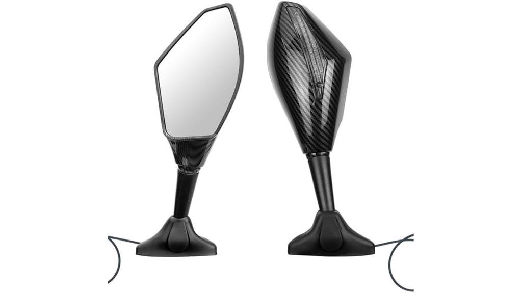 motorcycle mirrors with turn signals