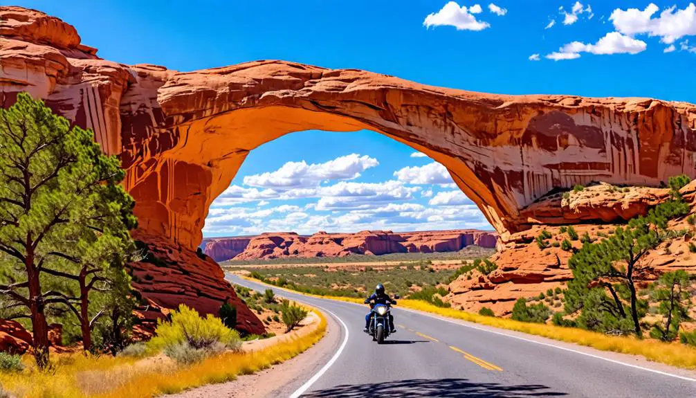 7 Top Motorcycle Friendly Roads Near Natural Bridges National Monument