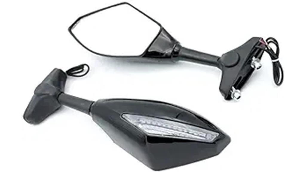 motorcycle turn signal mirrors