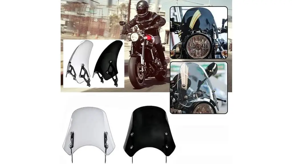 motorcycle windshield deflector protector