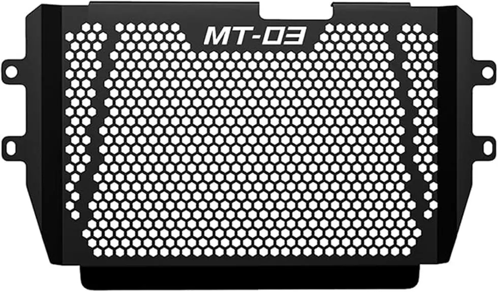 mt 03 radiator grille guard