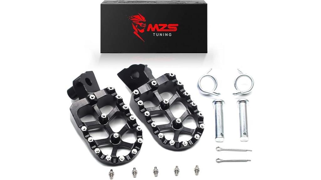 mzs adventure motorcycle foot pegs