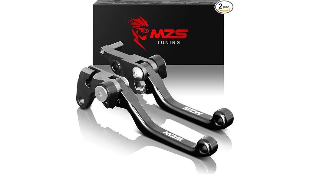 mzs black dirt bike levers