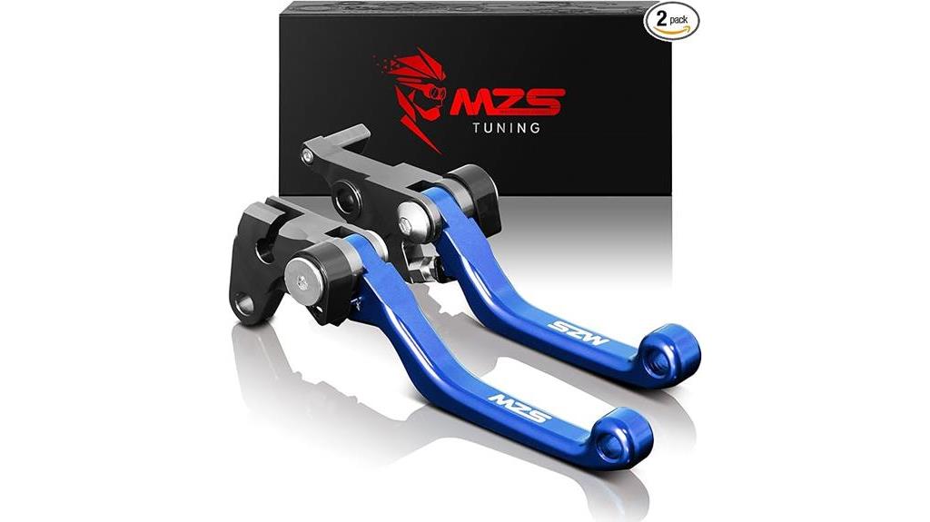 mzs blue dirt bike levers