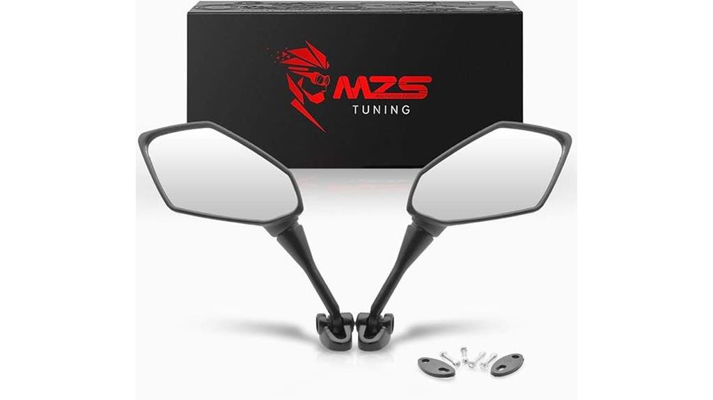 mzs motorcycle mirrors compatibility