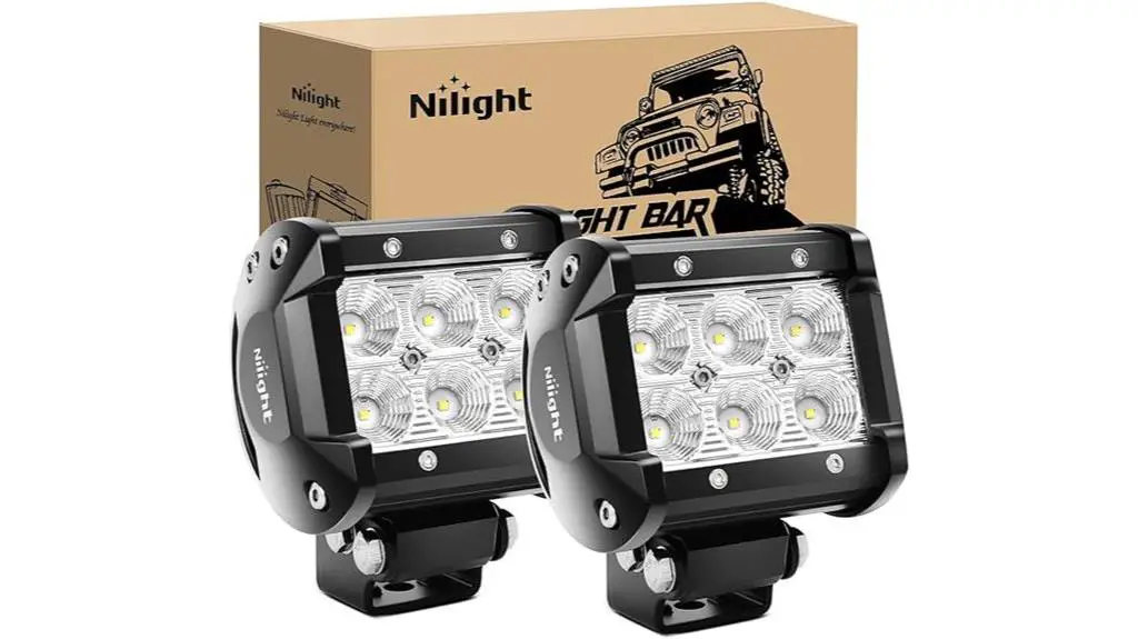 nilight 18w off road floodlights