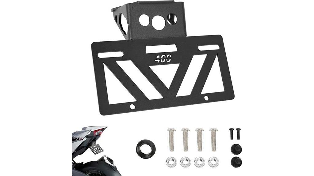 ninja 400 license plate bracket