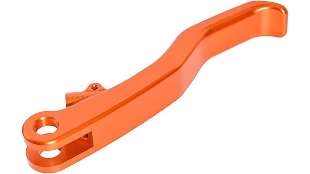 orange aluminum brake lever