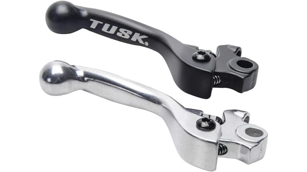 polished brake lever tusk