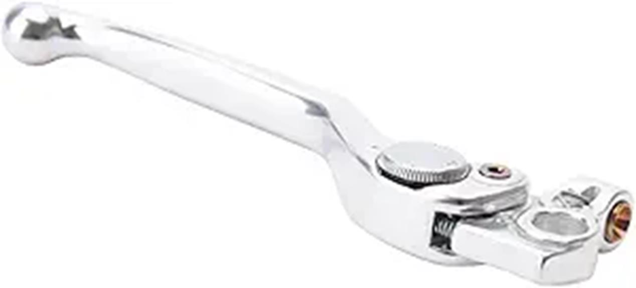 polished tusk brake lever