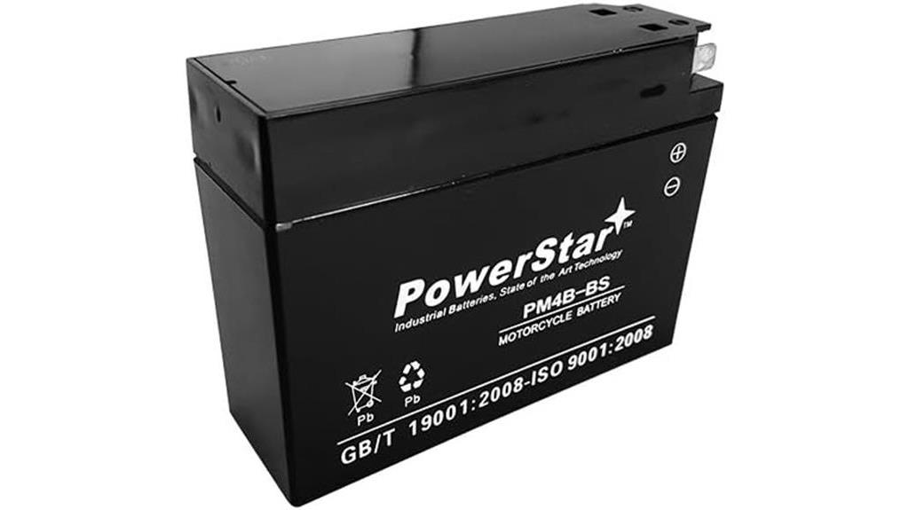 powerstar ut4b battery yamaha