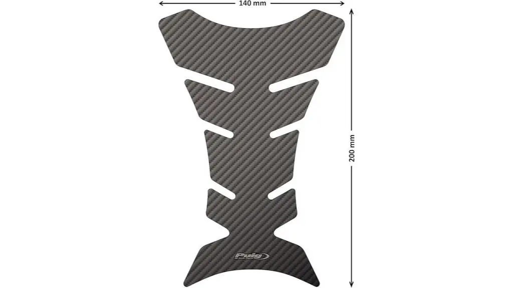 puig 4051c carbon tank pad