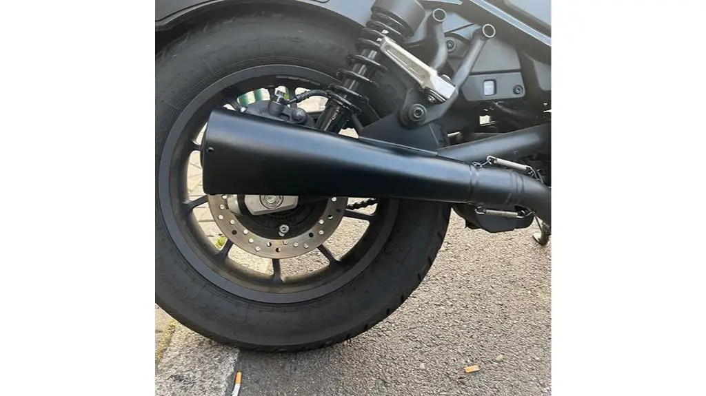 rebel 500 exhaust muffler