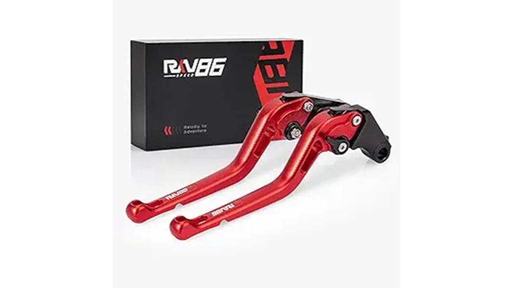 red 3d brake clutch levers