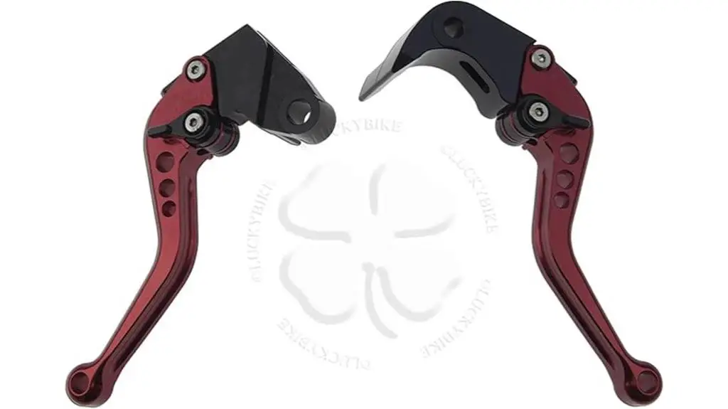 red cnc brake clutch levers