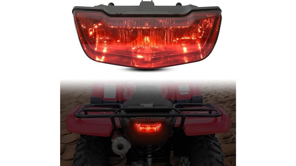 red led tail light