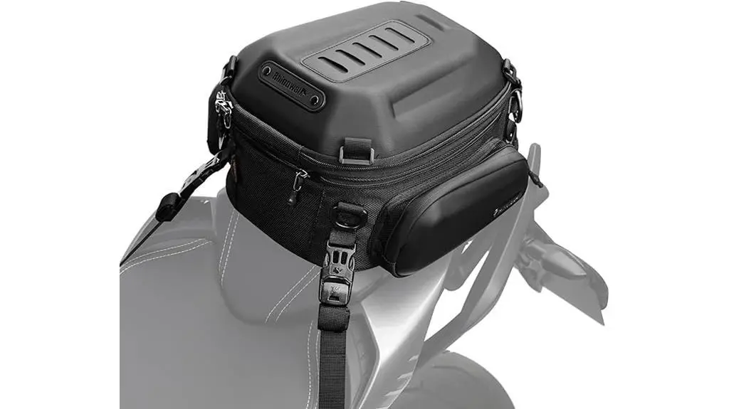 rhinowalk motorcycle rear bag